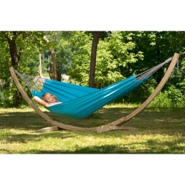 Αιώρα με ξύλινη βάση Kronos Set Florida Aqua 358x120 εκ