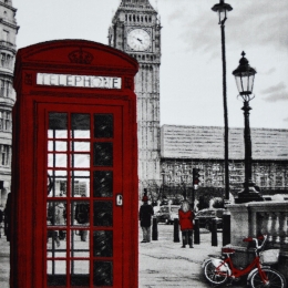 Χαλί Pop Art 5318 Grey-Red 200X290cm