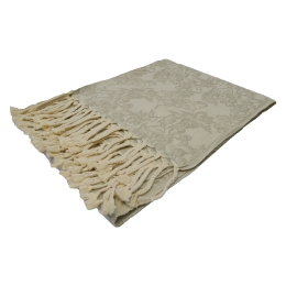Ριχτάρι Mns Κισσός Ecru Πολυθρόνα 130x170cm 100% Βαμβάκι