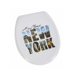 Καπάκι Λεκάνης New York 03617.001 White Πλαστικό