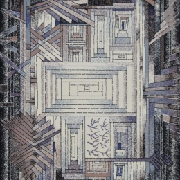 Χαλί Sisal Μάλλινο 1151 Ivory-Multi 160X240cm