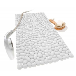 Πατάκι Αντιολισθητικό 3D Stones 06030.001 White 37Χ74 37x74cm PVC