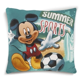 Διακοσμητικό Μαξιλάρι Mickey 06 (Με Γέμιση) DimCol 40Χ40 Πολυέστερ