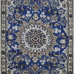 Χειροποίητο Χαλί Persian Nain Wool-Silk 145Χ90 145Χ90cm