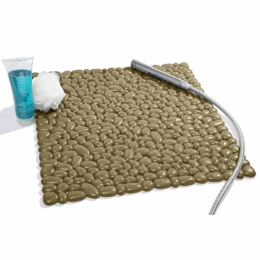 Πατάκι Αντιολισθητικό 3D Stones 06029.011 Taupe 54Χ54 54x54cm PVC