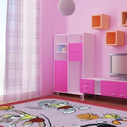 Χαλί Παιδικό Kids Tufted 1219 Pink 120X180cm