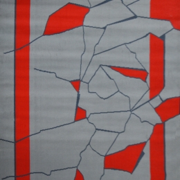 Χαλί Digital Dolan 7110 Grey-Red 190X280cm