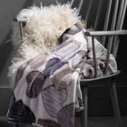 Amo la Casa Κουβέρτα Σταμπωτή Fleece Μονή 150X200 - Love Γκρι