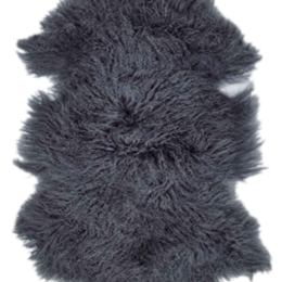 Χαλί Pelle Tibet Dark Grey Carpet Couture 55X90cm