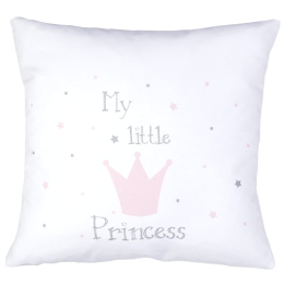 Borea Μαξιλάρι Διακοσμητικό Printed My Little Princess 45 x 45 cm Λευκό