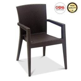 ΠΟΛΥΘΡΟΝΑ ΚΗΠΟΥ BALI MEGAPAP ΑΠΟ PP ΧΡΩΜΑ ΚΑΦΕ 57X60X85ΕΚ.
