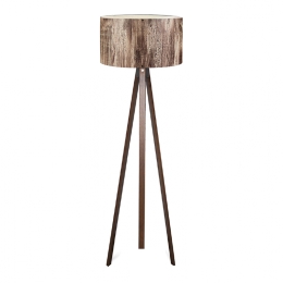 ΦΩΤΙΣΤΙΚΟ ΔΑΠΕΔΟΥ ROSLING MEGAPAP MDF/ΥΦΑΣΜΑ PVC ΧΡΩΜΑ ΚΑΡΥΔΙ/ΚΑΦΕ 38X21X140ΕΚ.
