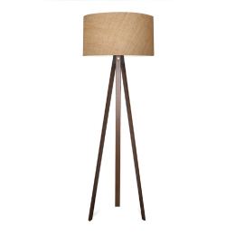 ΦΩΤΙΣΤΙΚΟ ΔΑΠΕΔΟΥ ROSLING MEGAPAP MDF/ΥΦΑΣΜΑ PVC ΧΡΩΜΑ ΚΑΡΥΔΙ/ΦΥΣΙΚΟ 38X38X140ΕΚ.