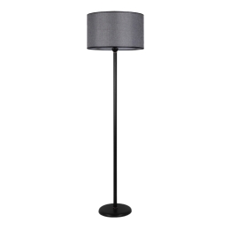 ΦΩΤΙΣΤΙΚΟ ΔΑΠΕΔΟΥ TREVISO MEGAPAP ΜΕΤΑΛΛΟ/ΥΦΑΣΜΑ PVC ΧΡΩΜΑ ΜΑΥΡΟ - ΓΚΡΙ 45X45X165ΕΚ.