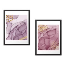 ΠΙΝΑΚΑΣ "PINK DREAM" MEGAPAP 2 ΤΜΧ. ΣΕ ΠΛΑΙΣΙΟ 35X45X2ΕΚ.