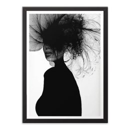ΠΙΝΑΚΑΣ "WOMAN IN BLACK" MEGAPAP 1 ΤΜΧ. ΣΕ ΠΛΑΙΣΙΟ 50X70X2ΕΚ.