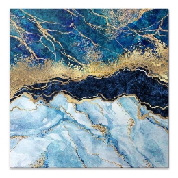 ΠΙΝΑΚΑΣ ΣΕ ΚΑΜΒΑ "DEEP BLUE" MEGAPAP ΨΗΦΙΑΚΗΣ ΕΚΤΥΠΩΣΗΣ 50X50X3ΕΚ.