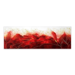ΠΙΝΑΚΑΣ ΣΕ ΚΑΜΒΑ "RED PASSION" MEGAPAP ΨΗΦΙΑΚΗΣ ΕΚΤΥΠΩΣΗΣ 120X40X3ΕΚ.