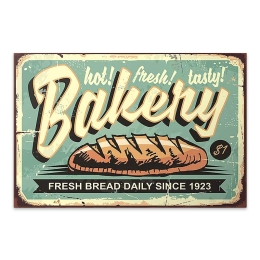 ΠΙΝΑΚΑΣ ΣΕ ΚΑΜΒΑ "VINTAGE BAKERY" MEGAPAP ΨΗΦΙΑΚΗΣ ΕΚΤΥΠΩΣΗΣ 45X30X3ΕΚ.