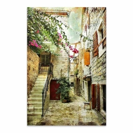ΠΙΝΑΚΑΣ ΣΕ ΚΑΜΒΑ "PICTURESQUE NEIGHBORHOOD" MEGAPAP ΨΗΦΙΑΚΗΣ ΕΚΤΥΠΩΣΗΣ 40X60X3ΕΚ.