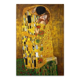 ΠΙΝΑΚΑΣ ΣΕ ΚΑΜΒΑ "THE KISS" MEGAPAP ΨΗΦΙΑΚΗΣ ΕΚΤΥΠΩΣΗΣ 40X60X3ΕΚ.