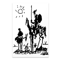 ΠΙΝΑΚΑΣ ΣΕ ΚΑΜΒΑ "DON QUIXOTE" MEGAPAP ΨΗΦΙΑΚΗΣ ΕΚΤΥΠΩΣΗΣ 50X75X3ΕΚ.
