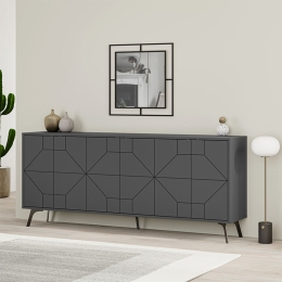 ΜΠΟΥΦΕΣ DUNE MEGAPAP ΧΡΩΜΑ ΑΝΘΡΑΚΙ 184X35X77,4ΕΚ.