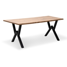 ΤΡΑΠΕΖΙ WALTER MEGAPAP MDF - ΜΕΤΑΛΛΙΚΟ ΧΡΩΜΑ ΑΚΑΚΙΑΣ 140X80X75ΕΚ.