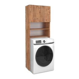 ΕΠΙΠΛΟ ΠΛΥΝΤΗΡΙΟΥ RAMSEY MEGAPAP ΑΠΟ ΜΕΛΑΜΙΝΗ ΧΡΩΜΑ PINE OAK 65X27X190,6ΕΚ.