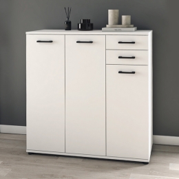 ΠΑΠΟΥΤΣΟΘΗΚΗ - ΝΤΟΥΛΑΠΙ POLLY MEGAPAP ΧΡΩΜΑ ΛΕΥΚΟ 108X35X108ΕΚ.