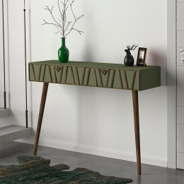 ΚΟΝΣΟΛΑ ΕΠΙΤΟΙΧΙΑ FOREST MEGAPAP ΧΡΩΜΑ ΛΑΔΙ - ΚΑΡΥΔΙ 120X35X89,3ΕΚ.