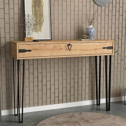 ΚΟΝΣΟΛΑ CENOVA MEGAPAP ΧΡΩΜΑ SAPPHIRE OAK 120X35X89,8ΕΚ.