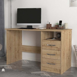 ΓΡΑΦΕΙΟ ΕΡΓΑΣΙΑΣ ELDORIS MEGAPAP ΧΡΩΜΑ SAPPHIRE OAK 120X60X75ΕΚ.