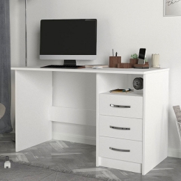 ΓΡΑΦΕΙΟ ΕΡΓΑΣΙΑΣ ELDORIS MEGAPAP ΧΡΩΜΑ ΛΕΥΚΟ 120X60X75ΕΚ.