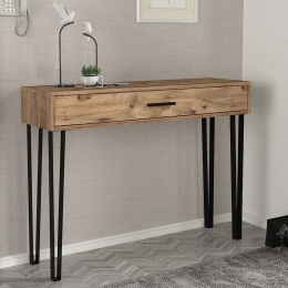 ΚΟΝΣΟΛΑ ROCHEL MEGAPAP ΧΡΩΜΑ ATLANTIC PINE 120X35X89,8ΕΚ.