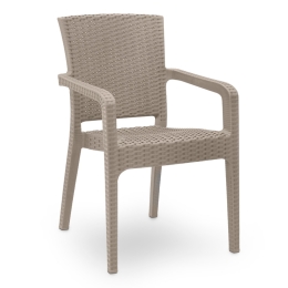 ΠΟΛΥΘΡΟΝΑ ΠΟΛΥΠΡΟΠΥΛΕΝΙΟΥ CLIO MEGAPAP RECYCLED ΧΡΩΜΑ CAPPUCCINO 57X55X86ΕΚ.