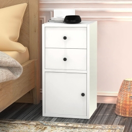ΚΟΜΟΔΙΝΟ FELIX FLAT MEGAPAP ΧΡΩΜΑ ΛΕΥΚΟ 33,6X30X65,4ΕΚ.