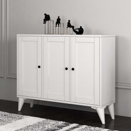 ΚΟΝΣΟΛΑ - ΜΠΟΥΦΕΣ FELIX MEGAPAP ΧΡΩΜΑ ΛΕΥΚΟ 97,2X30X80,4ΕΚ.
