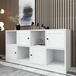 ΜΠΟΥΦΕΣ FELIX MEGAPAP ΧΡΩΜΑ ΛΕΥΚΟ 129X40X71,4ΕΚ.