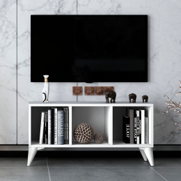 ΕΠΙΠΛΟ ΤΗΛΕΟΡΑΣΗΣ OLIVER MEGAPAP ΧΡΩΜΑ ΛΕΥΚΟ 97,2X30X48,6ΕΚ.