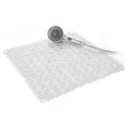 Πατάκι Αντιολισθητικό Rings 00274.001 Clear 54Χ54 54x54cm PVC
