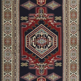 Πατάκι Μάλλινο Imperial 2234 Black-Red 82X159