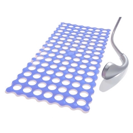 Πατάκι Αντιολισθητικό Golf 00285.009 Ciel 34Χ68 34x68cm PVC