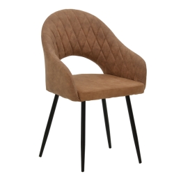 ΠΟΛΥΘΡΟΝΑ MACIE PAKOWORLD ΥΦΑΣΜΑ ΚΑΦΕ ANTIQUE-ΜΑΥΡΟ 58X50X85ΕΚ