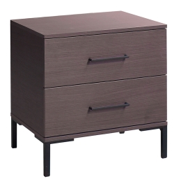 ΚΟΜΟΔΙΝΟ CALLIOPE PAKOWORLD ΜΕ 2 ΣΥΡΤΑΡΙΑ WENGE-ΜΑΥΡΟ 55X44X57ΕΚ