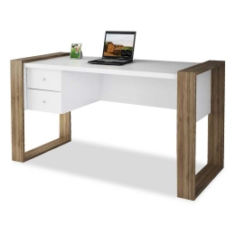 ΓΡΑΦΕΙΟ ΕΡΓΑΣΙΑΣ PWF-0311 PAKOWORLD ΚΑΡΥΔΙ-ΛΕΥΚΟ 158,5X60X72,5ΕΚ