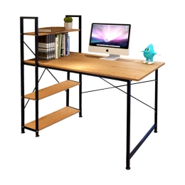 ΓΡΑΦΕΙΟ ΕΡΓΑΣΙΑΣ ADRIAN PAKOWORLD ΜΕΛΑΜΙΝΗΣ OAK-ΜΑΥΡΟ 120X64X120ΕΚ