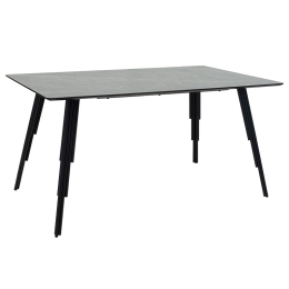 ΤΡΑΠΕΖΙ LIFO PAKOWORLD MDF ΑΝΘΡΑΚΙ CEMENT-ΜΑΥΡΟ 140X80X75ΕΚ
