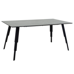 ΤΡΑΠΕΖΙ LIFO PAKOWORLD MDF ΑΝΘΡΑΚΙ CEMENT-ΜΑΥΡΟ 160X90X75ΕΚ