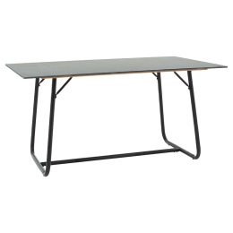 ΤΡΑΠΕΖΙ REVELLO PAKOWORLD SINTERED STONE ΜΑΥΡΟ ΜΑΡΜΑΡΟΥ-ΜΑΥΡΟ 150X90X75ΕΚ